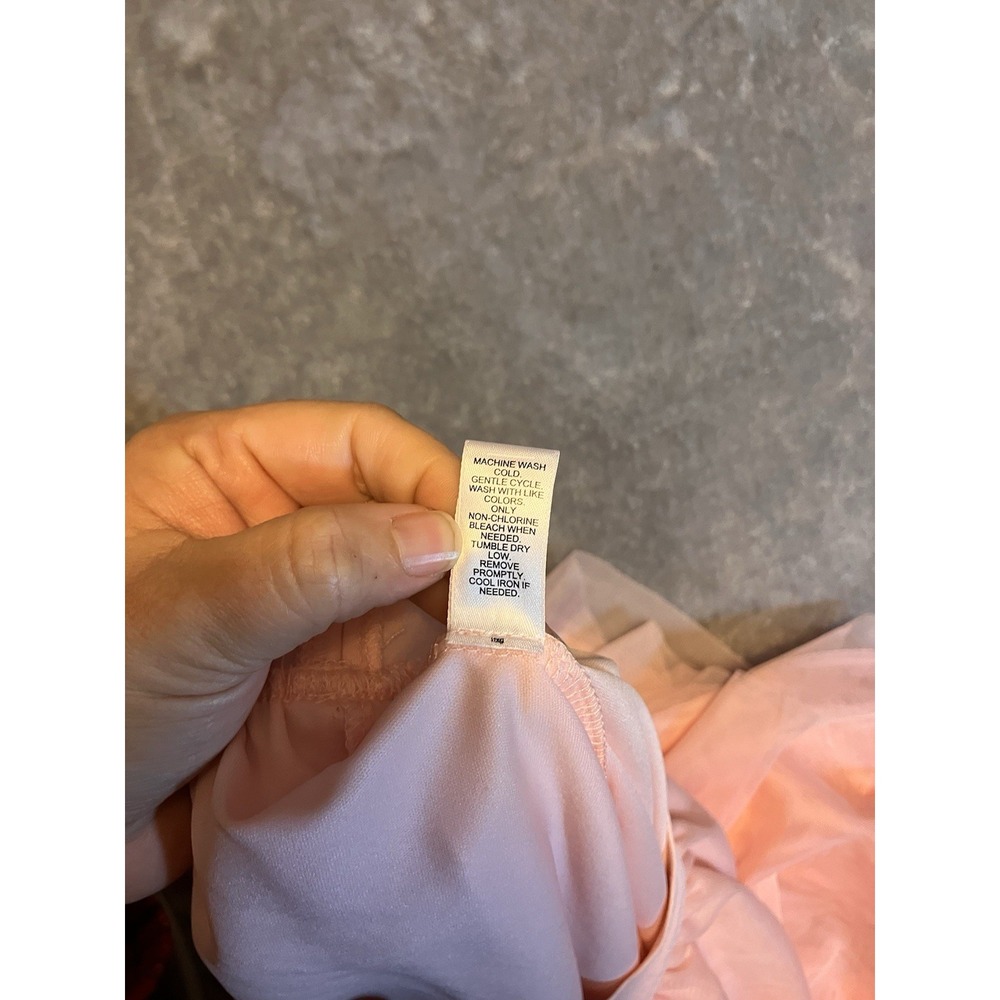 Versona S Pink Layered Star Sheer Tulle Tutu Skirt Balletcore Glenda Girlhood - Picture 8 of 8